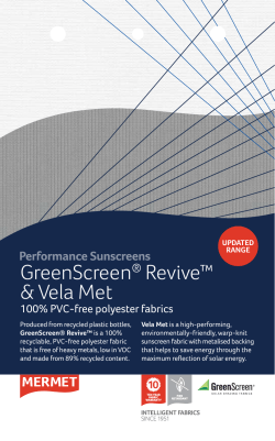 GreenScreen Revive Specifications204.56 KB pdf