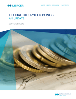 global high-yield bonds