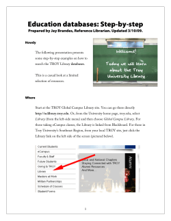 Education databases: Step-by-step