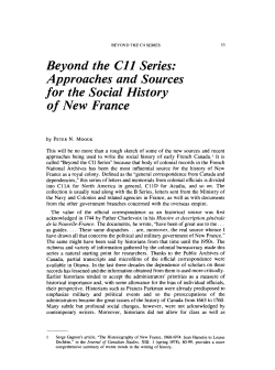 Beyond the Cl1 Series: Approaches and Sources for the
