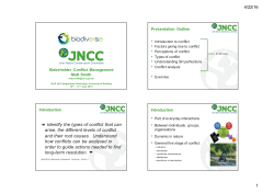 SmithMatt_Conflict mgmt_JNCC