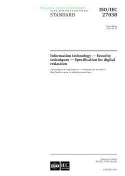 international standard iso/iec 27038