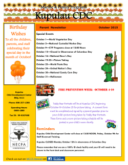 Kupulau CDC - MCCS Hawaii