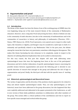6 Argumentation and proof