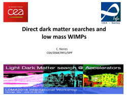 Direct dark matter searches and low mass WIMPs