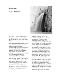 Monument - Alex MacKenzie