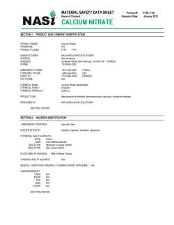 SDS - Plant Products