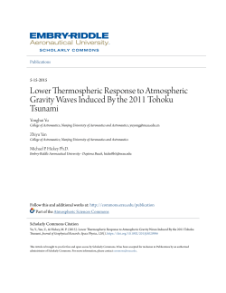 Lower Thermospheric Response to Atmospheric Gravity Waves