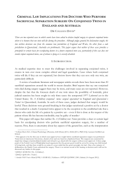 criminal law implications for doctors