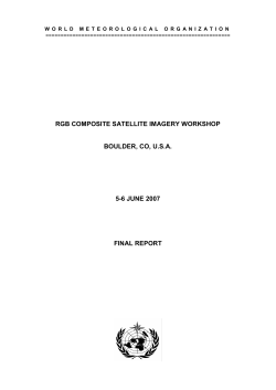recommendations on global standards for RGB composite