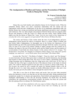 The Amalgamation of Realism and Fantasy and the Presentation of
