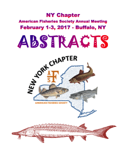 2017 NYCAFS Mtg Abstracts - New York Chapter of the American