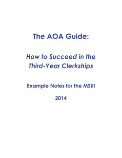 The AOA Guide - Jefferson Health