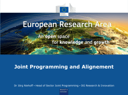 Joint Programming and Alignement
