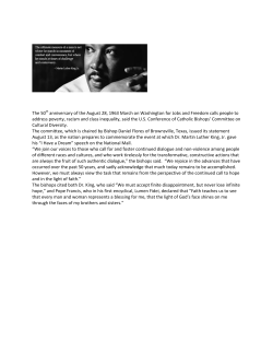 The 50th anniversary of the August 28, 1963 March on Washington