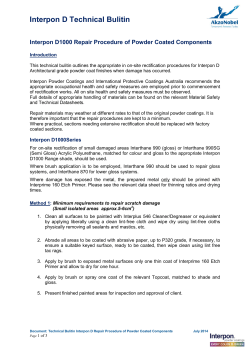 Interpon D Technical Bulitin