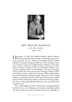 eric walter handley