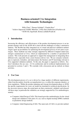 Business-oriented CAx Integration with Semantic Technologies