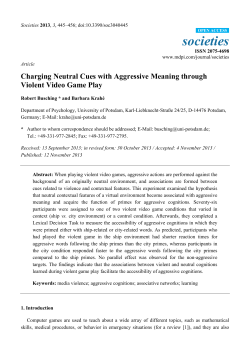 Charging Neutral Cues with Aggressive Meaning through