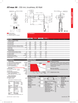 EC EC-max 30 &empty;30 mm, brushless, 60 Watt