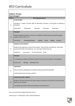 KS3 Curriculum - Chew Valley School