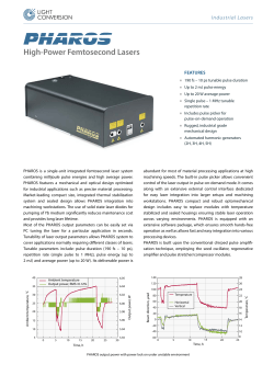 High-Power Femtosecond Lasers