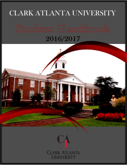 2016-2017 - Clark Atlanta University