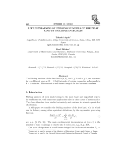 A8 INTEGERS 15 (2015) - Department of Mathematics