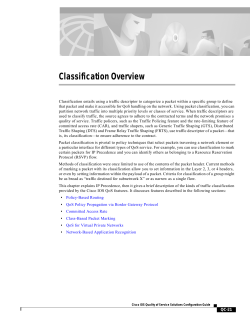 Classification Overview