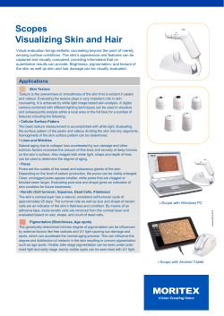 Scopes Visualizing Skin and Hair
