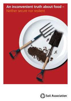 An inconvenient truth &ndash; the Soil Association