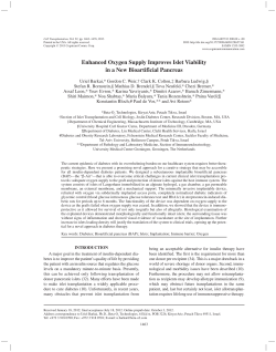 Enhanced Oxygen Supply Improves Islet Viability in a New