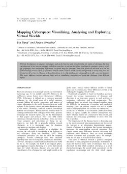 Mapping Cyberspace: Visualizing, Analysing and Exploring Virtual