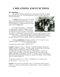 CHAP03 Relations and Functions