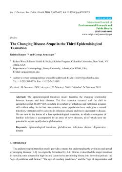 The Changing Disease-Scape in the Third Epidemiological Transition