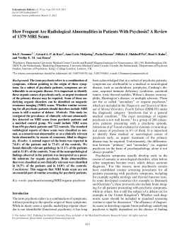 How Frequent Are Radiological Abnormalities in