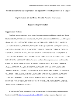 Specific aspartyl and calpain proteases are required for