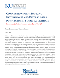 connections with banking institutions and diverse asset portfolios in