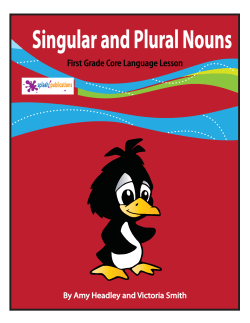 First Grade Singular and Plural Nouns