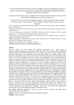 8th International Medicinal Mushroom Conference, 8IMMC