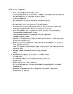 Movie vs. Book Answer Key 1.