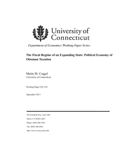 The Fiscal Regime of an Expanding State: Political Economy of