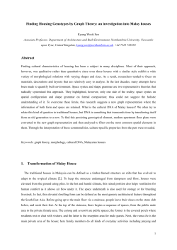 Finding Genotype in Malay Houses