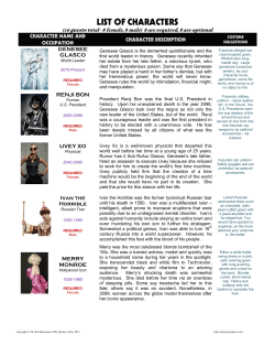 to view the character list!