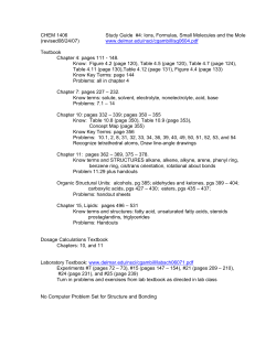 Study Guide #4 - Del Mar College