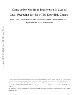 Constructive Multiuser Interference in Symbol