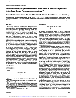 Non-Alcohol Dehydrogenase-mediated