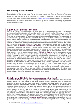 The elasticity of brinkmanship 8 july 2015, greece