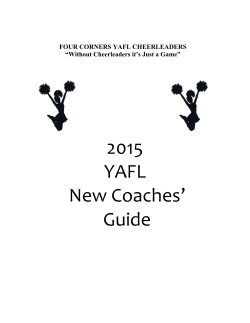 2015 New Coaches Guide - Four Corners Youth Sports