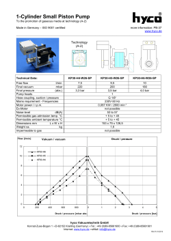 1-Cylinder Small Piston Pump